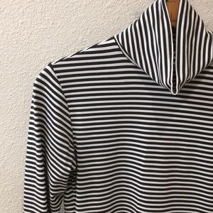 Black & White Striped Turtleneck